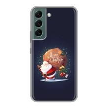 Чехол Санта Клаус для Samsung Galaxy S22 Plus (Подарки от Санты)