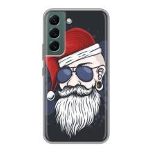 Чехол Санта Клаус для Samsung Galaxy S22 Plus (Рождественский МЕН)