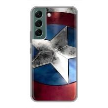 Чохол с Щітом Капітана Америки на Samsung Galaxy S22 Plus – Щит Капітана Америки