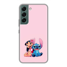 Чехол с принтом Стич на Samsung Galaxy S22 Plus – Лило и Стич
