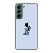 Чехол с принтом Стич на Samsung Galaxy S22 Plus – Stitch apple