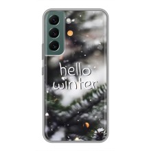 Новорічні, Святкові Чохли для Samsung Galaxy S22 Plus - 2024 год (Hello winter)