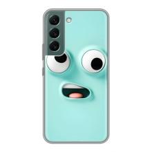 Силиконовые Чехлы (смешные стикеры) для Samsung Galaxy S22 Plus – мордочка