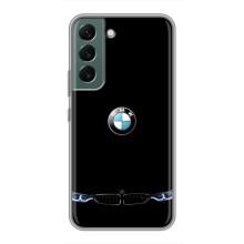 Силіконовий бампер з картинкою машини на Samsung Galaxy S22 Plus (Чорний BMW)