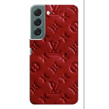Текстурный Чехол Louis Vuitton для Самсунг Галакси С22 Плюс – Красный ЛВ