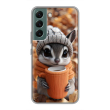 Друкований чохол 'Звірята з кавою' для Samsung Galaxy S22 Plus