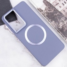 TPU чехол Bonbon Metal Style with MagSafe для Samsung Galaxy S22 Ultra – Серый