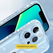 Чехол TPU Starfall Clear для Samsung Galaxy S22 Ultra – Голубой