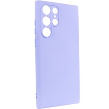 Чехол Silicone Cover Lakshmi Full Camera (A) для Samsung Galaxy S22 Ultra (Сиреневый)