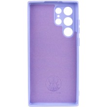 Чохол Silicone Cover Lakshmi Full Camera (A) для Samsung Galaxy S22 Ultra – Бузковий