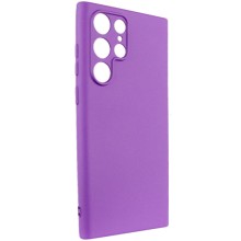 Чехол Silicone Cover Lakshmi Full Camera (A) для Samsung Galaxy S22 Ultra (Фиолетовый)