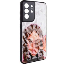 TPU+PC чехол Prisma Ladies для Samsung Galaxy S22 Ultra (Chocolate)