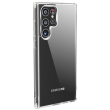 Чехол TPU+PC Clear 2.0 mm metal buttons для Samsung Galaxy S22 Ultra – Прозрачный