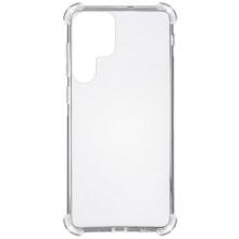 TPU чехол GETMAN Ease logo усиленные углы для Samsung Galaxy S22 Ultra – Прозрачный