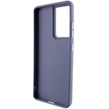 TPU чехол Bonbon Metal Style with MagSafe для Samsung Galaxy S22 Ultra – Серый