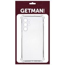 TPU чехол GETMAN Ease logo усиленные углы Full Camera для Samsung Galaxy S22 Ultra – Прозрачный