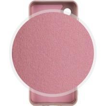 Чехол TPU GETMAN Liquid Silk Full Camera для Samsung Galaxy S22 Ultra – Розовый