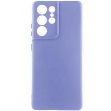 Чехол Silicone Cover Lakshmi Full Camera (AA) для Samsung Galaxy S22 Ultra – Сиреневый