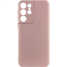 Чехол Silicone Cover Ummi Lakshmi Full Camera (AA) для Samsung Galaxy S22 Ultra – Розовый