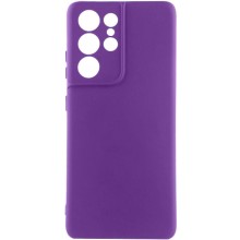 Чехол Silicone Cover Lakshmi Full Camera (A) для Samsung Galaxy S22 Ultra – Фиолетовый