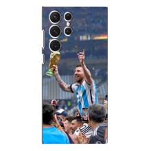 Чехлы Лео Месси Аргентина для Samsung Galaxy S22 Ultra (Месси король)
