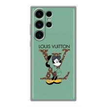 Чехлы Луи Витон для Samsung Galaxy S22 Ultra (AlphaPrint - LOUIS VUITTON) (Микки Маус LV)