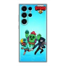 Чехлы Brawl Stars для Samsung Galaxy S22 Ultra (AlphaPrint)