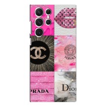 Чехол (Dior, Prada, YSL, Chanel) для Samsung Galaxy S22 Ultra (Модница)