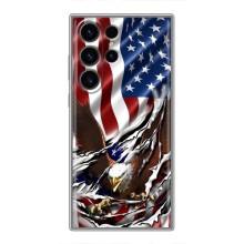 Чохол Прапор USA для Samsung Galaxy S22 Ultra (Прапор USA)