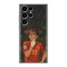 Чехол с футболистом Ламин Ямаль Samsung Galaxy S22 Ultra (Ямаль аниме)