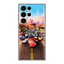 Силиконовый чехол Маквин для Samsung Galaxy S22 Ultra – Тачки Маквин