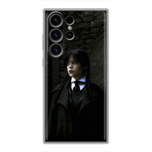 Чехол с дизайном Венздей 2 на Samsung Galaxy S22 Ultra – Уэнсдей в костюме