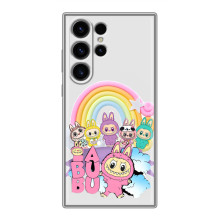 Чехол с Лабубу на Samsung Galaxy S22 Ultra (Фон Лабубу)