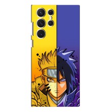 Купить Чехлы на телефон с принтом Anime для Самсунг Галакси С22 Ультра (Naruto Vs Sasuke)