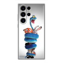 Силіконовий чохол з принтом Зоотрополіс для Samsung Galaxy S22 Ultra – Змія Зоо