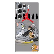 Силиконовый Чехол Nike Air Jordan на Самсунг Галакси С22 Ультра (Air Jordan)