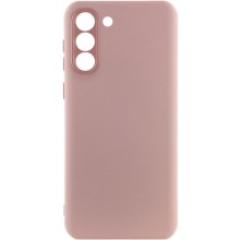 Чохол Silicone Cover Lakshmi Full Camera (A) для Samsung Galaxy S22 – Рожевий