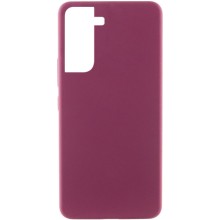 Чохол Silicone Cover Lakshmi (AAA) для Samsung Galaxy S22 – Бордовий