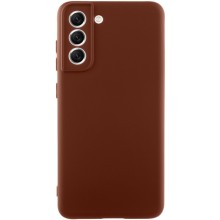 Чохол Silicone Cover Lakshmi Full Camera (AA) для Samsung Galaxy S22 (Коричневий)