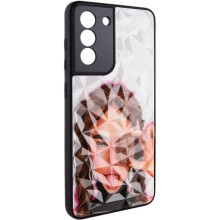 TPU+PC чохол Prisma Ladies для Samsung Galaxy S22 (Коричневий)