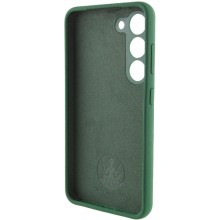 Чехол Silicone Cover Lakshmi Full Camera (AAA) для Samsung Galaxy S22 – Зеленый