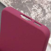 Чехол Silicone Cover Lakshmi Full Camera (AAA) для Samsung Galaxy S22 – Бордовый