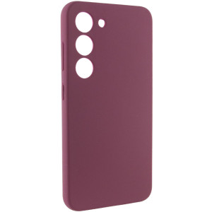Чехол Silicone Cover Lakshmi Full Camera (AAA) для Samsung Galaxy S22 – Бордовый