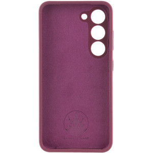 Чехол Silicone Cover Lakshmi Full Camera (AAA) для Samsung Galaxy S22 – Бордовый