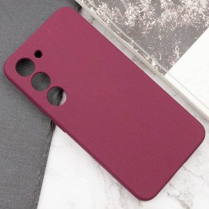 Чехол Silicone Cover Lakshmi Full Camera (AAA) для Samsung Galaxy S22 – Бордовый