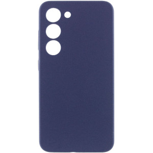 Чехол Silicone Cover Lakshmi Full Camera (AAA) для Samsung Galaxy S22 – Темно-синий