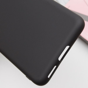 Чехол TPU GETMAN Liquid Silk Full Camera для Samsung Galaxy S22 – Черный
