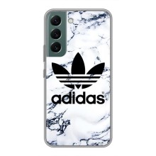 Чехлы Адидас для Samsung Galaxy S22 (AlphaPrint) (Адидас на мраморе)