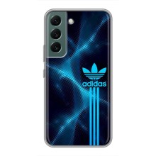 Чехлы Адидас для Samsung Galaxy S22 (AlphaPrint) (Синий Адидас)