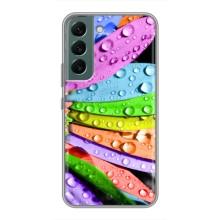 Чехлы (ART) Цветы на Samsung Galaxy S22 (VPrint) (Семицветик)